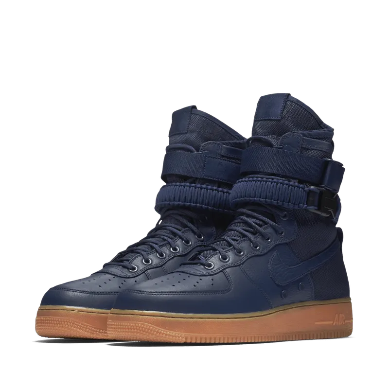 Nike SF Air Force 1 High Navy Gum Midnight Navy/Midnight Navy-Black (864024-400)