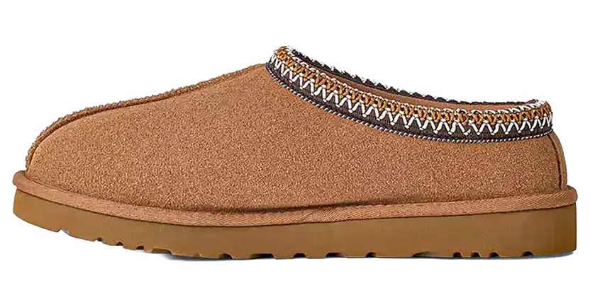 UGG Tasman II “Chestnut”: de pantoffel won, wen er maar aan