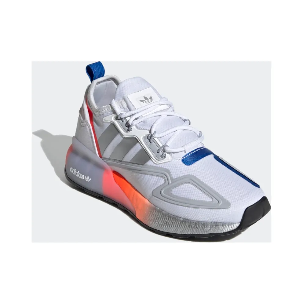adidas ZX 2K Boost Cloud White / Silver Metallic / Glow Blue (FY5694)