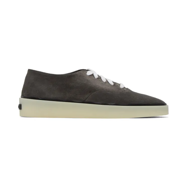 Fear of God Ermenegildo Zegna Grey Suede Low-Top Sneakers (LHSUE-A4794L-LVJ)