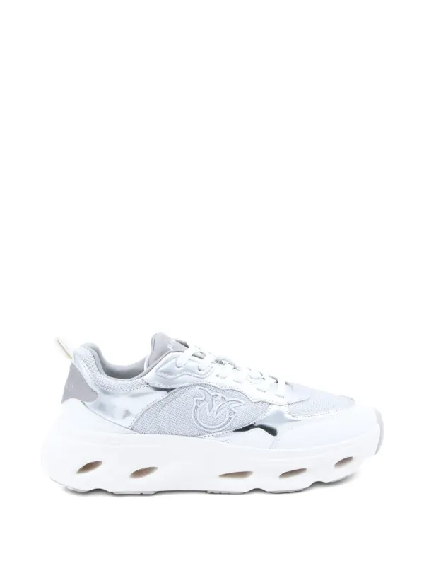 PINKO Sneakers with logo-applicatie – Beige (SS0167P144)
