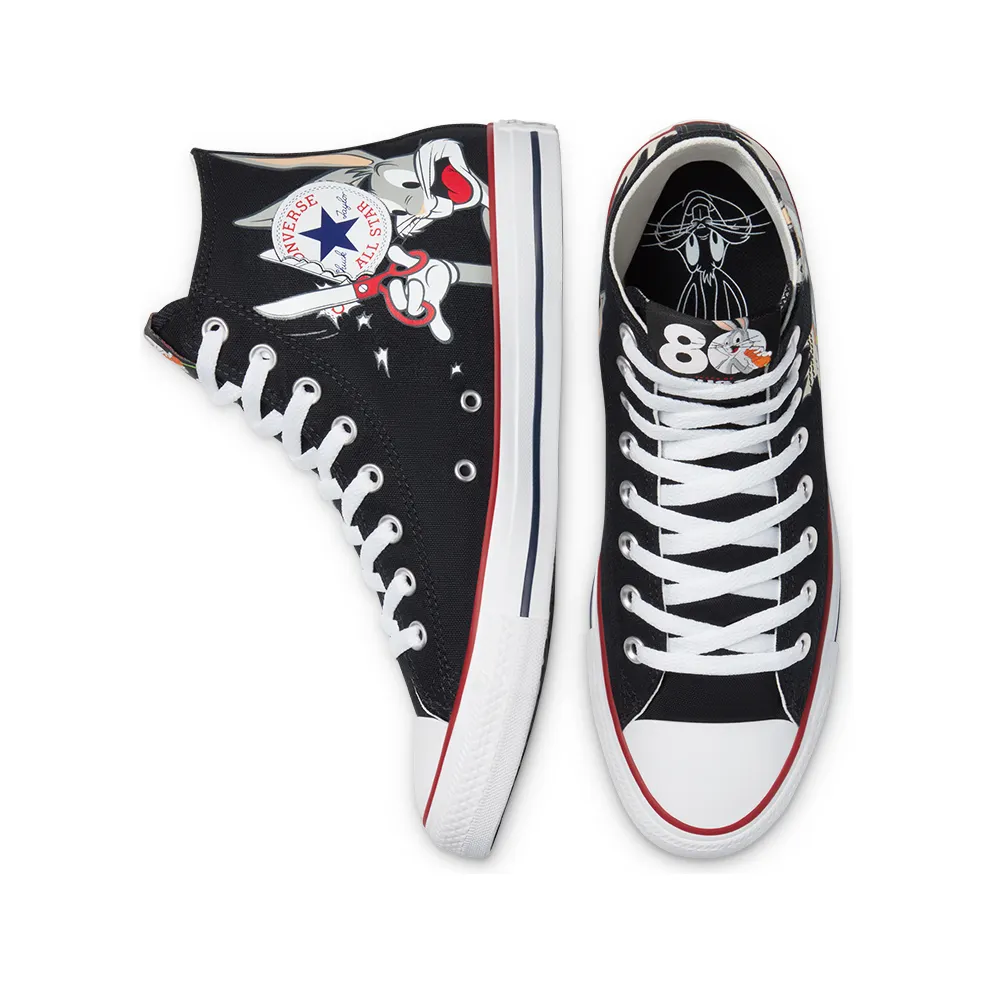 Converse Looney Tunes x Chuck Taylor All Star High ’80th Anniversary – Bugs Bunny’s Mischief’ Black/Multi/White (169225C)