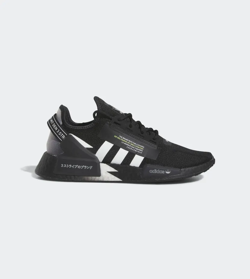 adidas NMD_R1 V2 Core Black / Cloud White / Solar Yellow (IE2245)