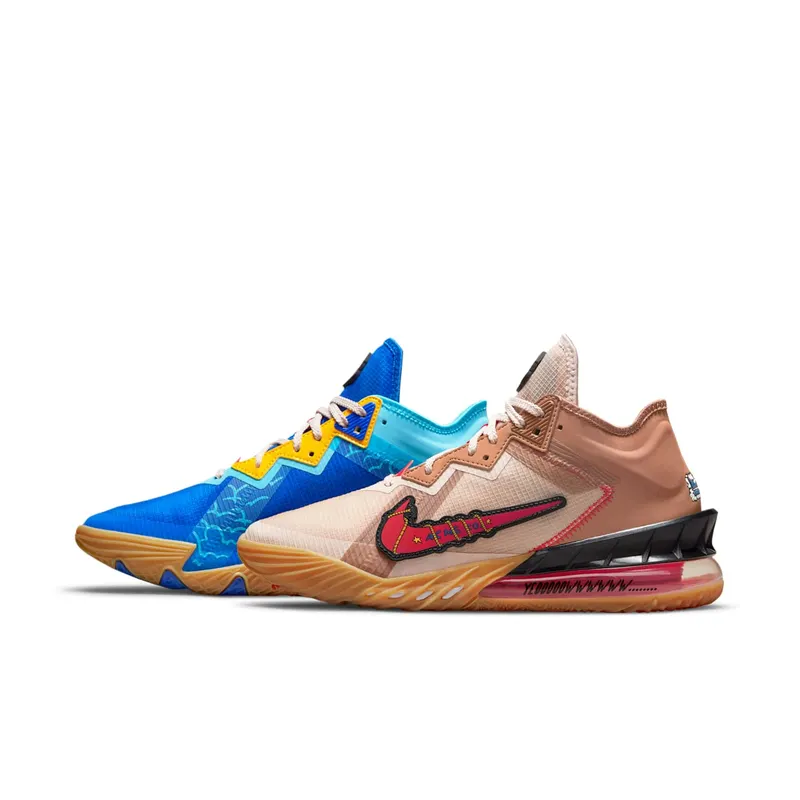 Nike LeBron 18 Low Wile E. x Roadrunner (2021) (CV7562-401)
