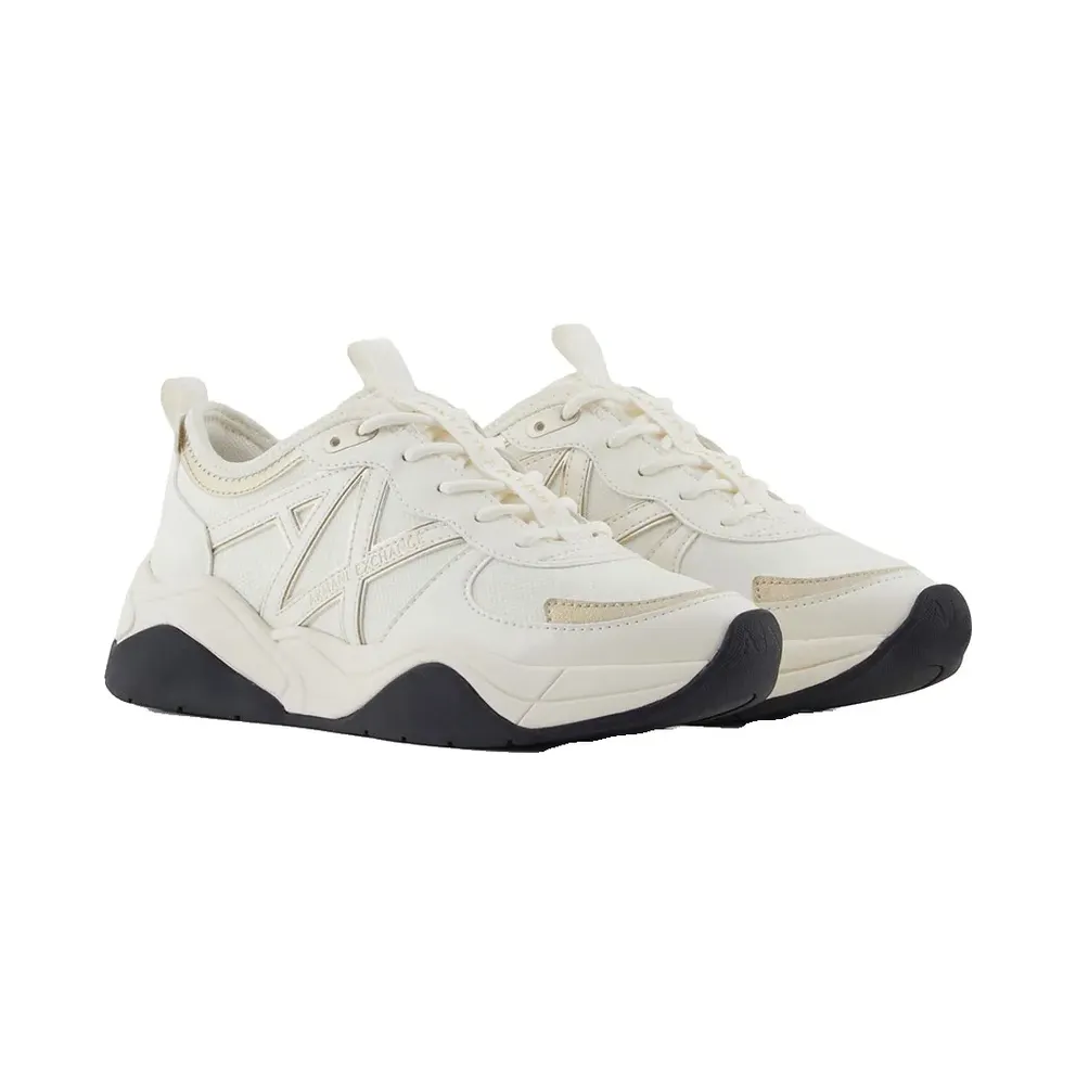 Armani Exchange Armani sneaker Off White / Pale Gold (XDX039XV311MZ12836)