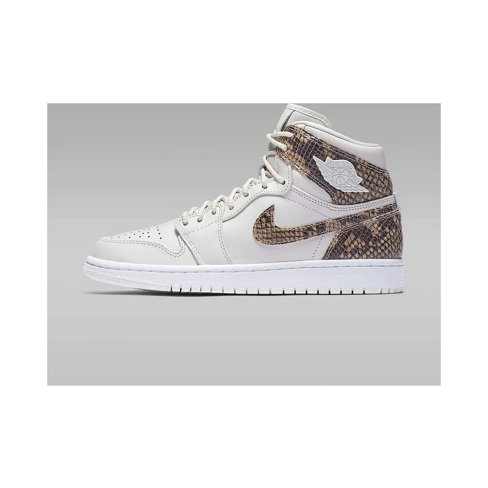 Jordan 1 Retro High White Snake (W) Phantom/White (AH7389-004)