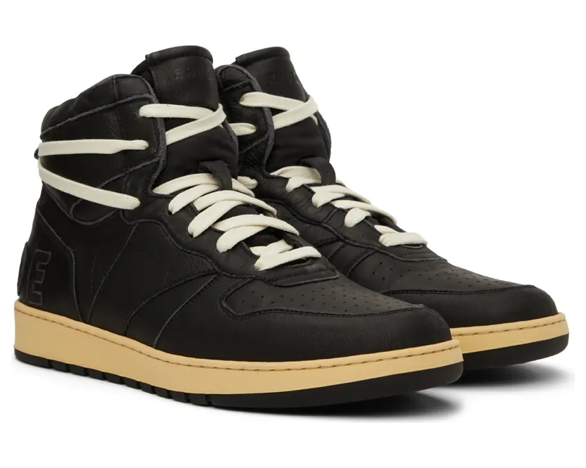 Rhude SSENSE Exclusive Black Rhecess Hi Sneakers (RHSS22FO22178372) (4)