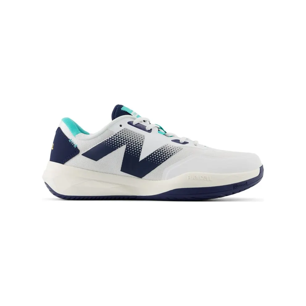 New Balance FuelCell 796v4 Padel White Navy Cyber Jade (MCH796D4)