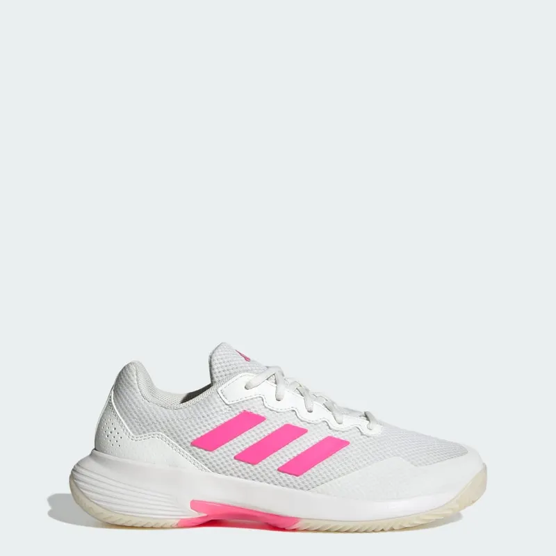Adidas Gamecourt 2.0 Tennis Shoes Core White / Lucid Pink / Core Black (JP7723)