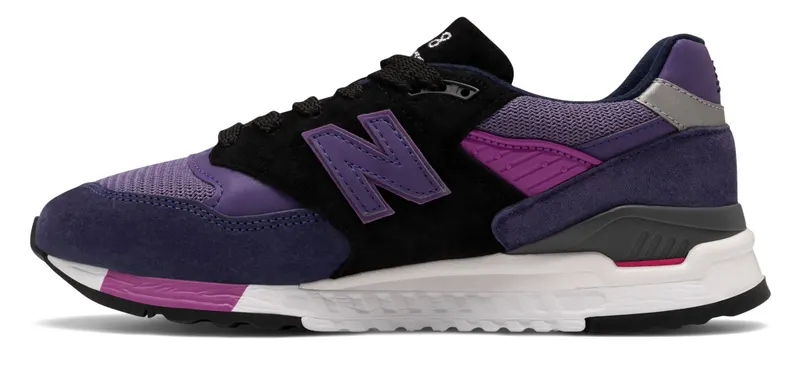 New Balance  998 Purple Black Purple/Grey (M998BLD)