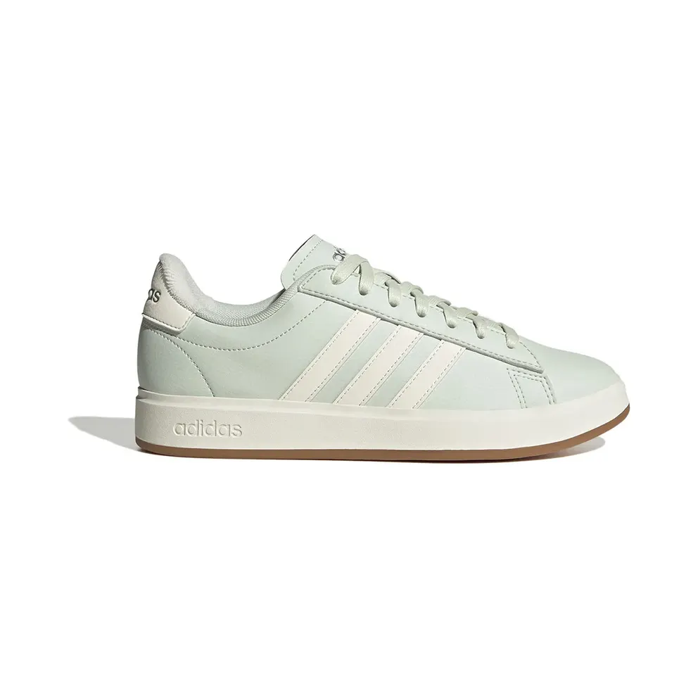 Adidas Grand Court Linen Green / Off White / Silver Metallic (JH8679)