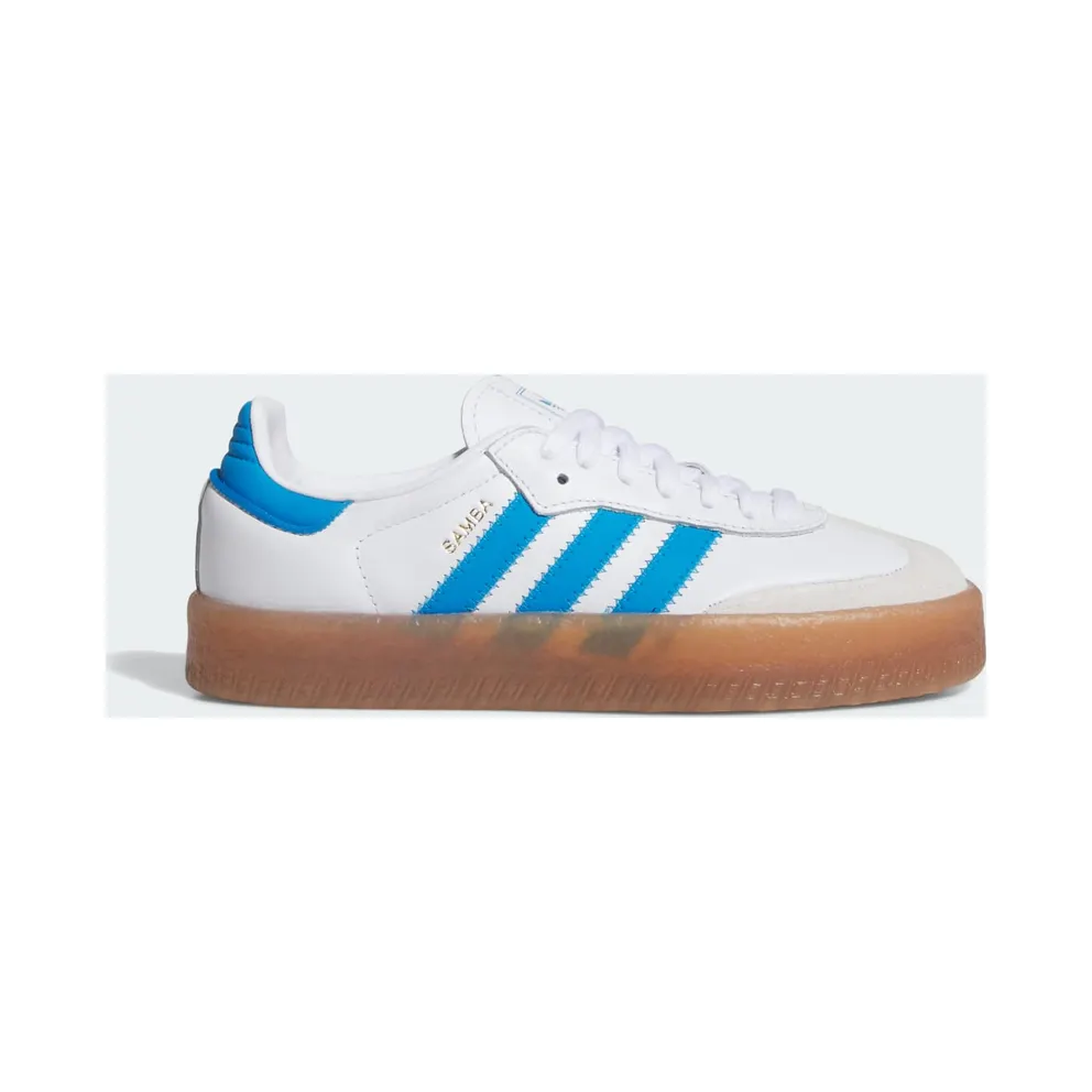 Adidas Sambae GS “Cloud White Bright Blue Gold Metallic” (JQ1236)