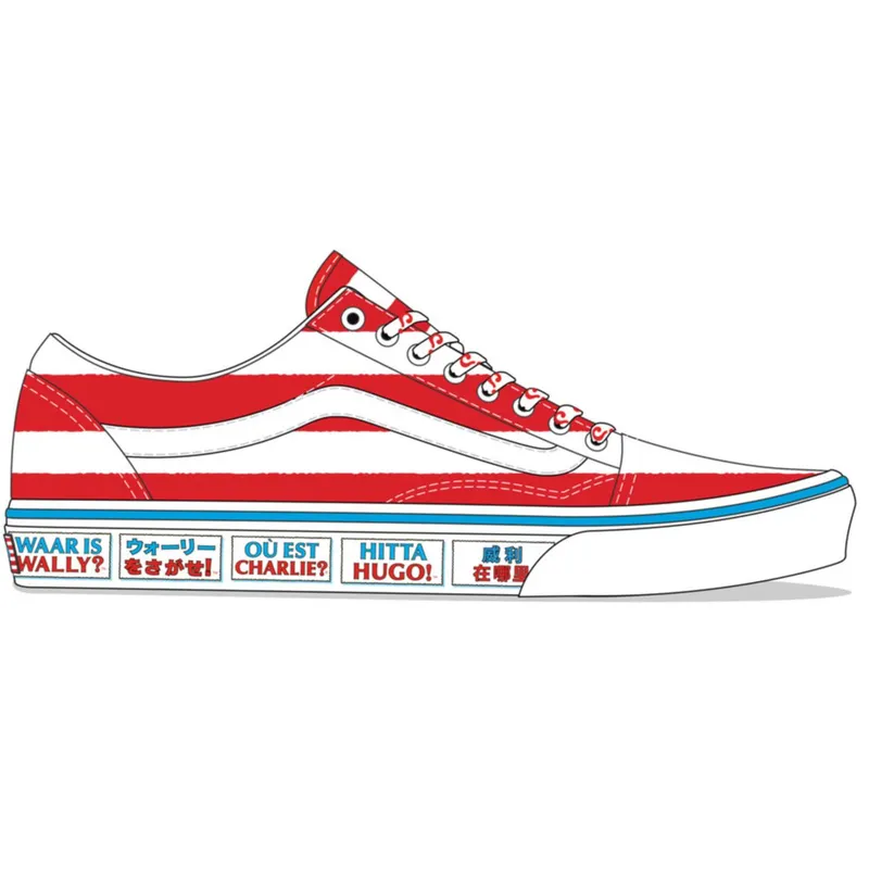 Vans Old Skool Wheres Waldo International Stripes International Stripes (VN0A3WKT3UV)