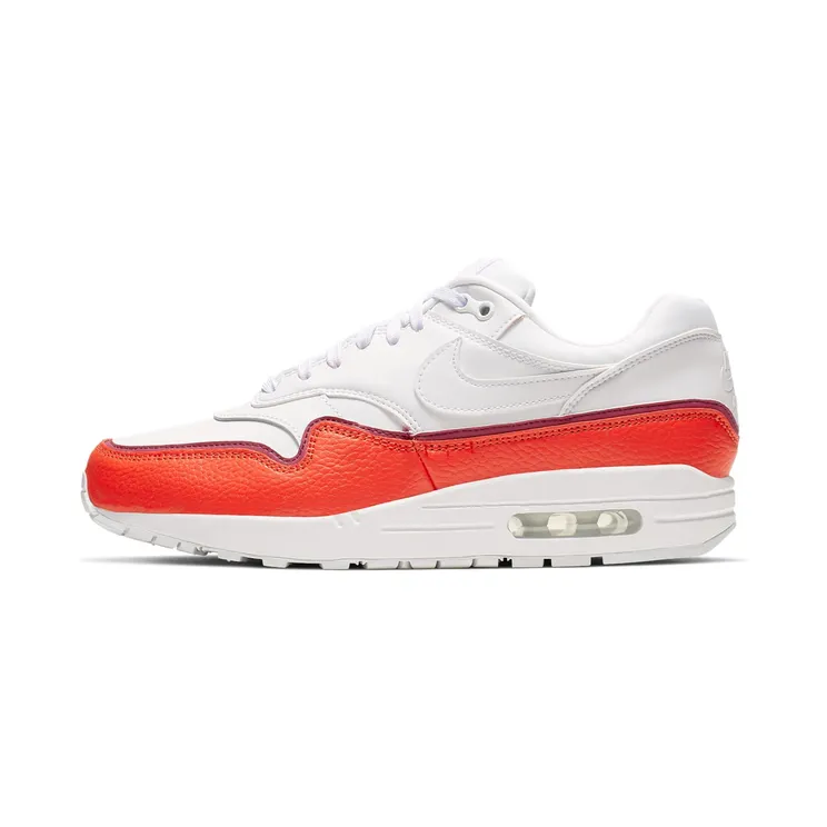 Nike Air Max 1 Liner White Red (W) “White / Team Orange / True Berry” (881101-102)