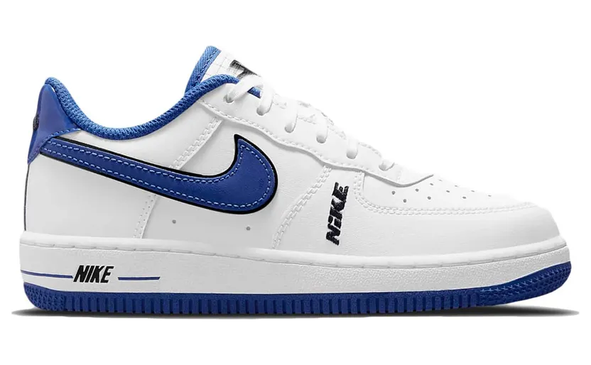 Nike Air Force 1 Low LV8 White Game Royal (PS) (DO3807-100)