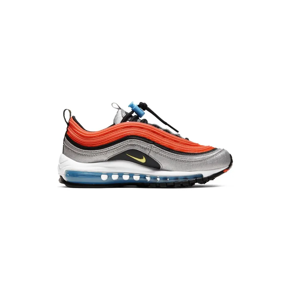 Nike Air Max 97 Sky Pack (GS) Metallic Silver/Black-Hyper Crimson-Speed Yellow (CW6012-001)