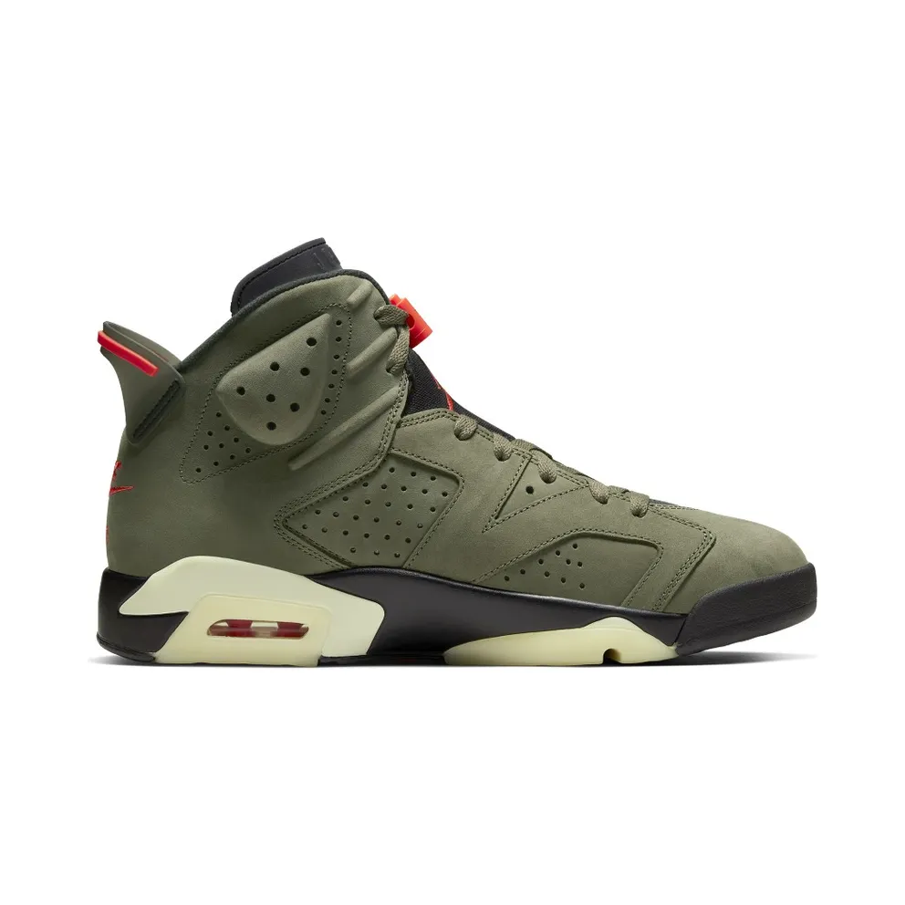 Air Jordan x Travis Scott Cactus Jack Nike AJ VI 6 ‘Medium Olive’ (2019) (CN1084-200)