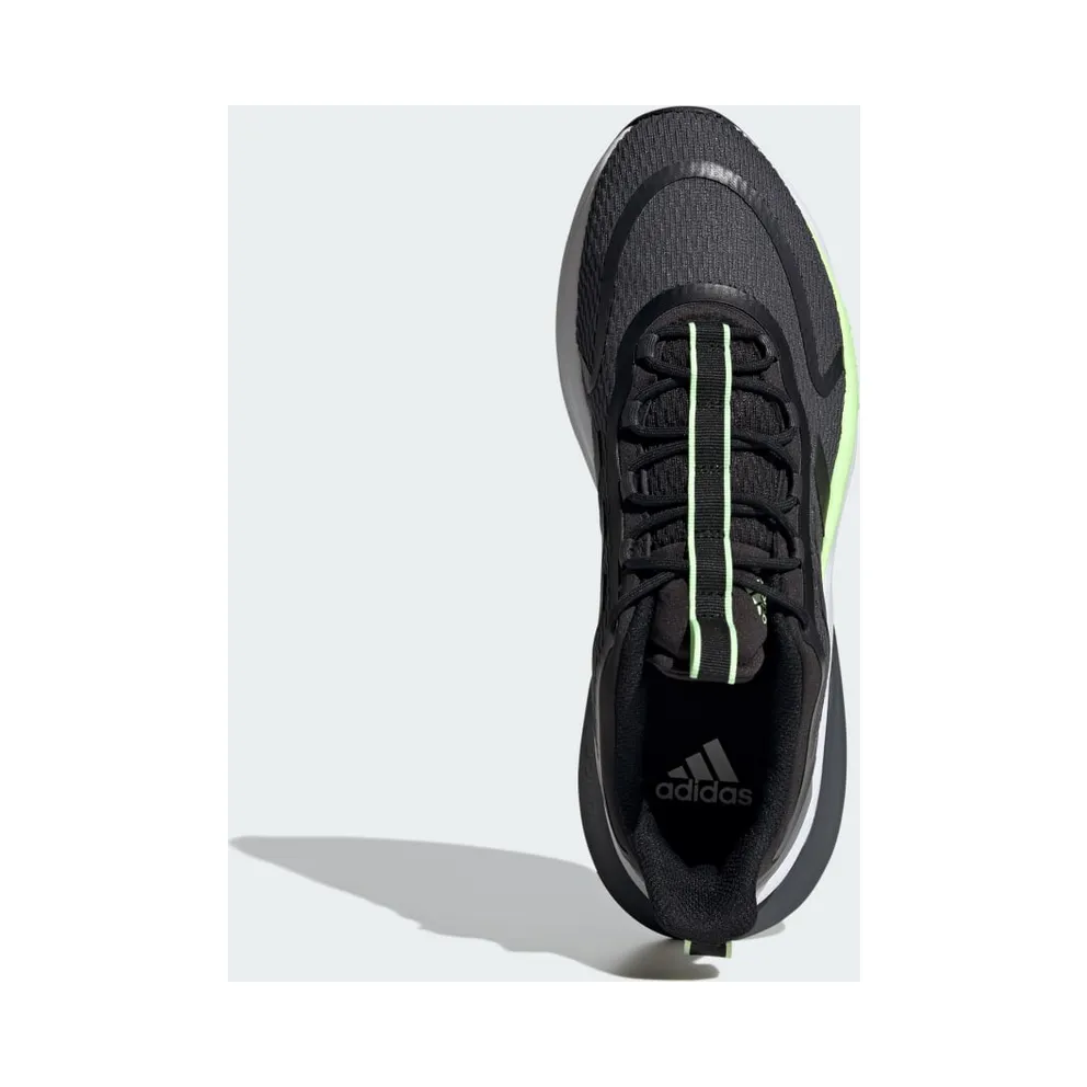 adidas Alphabounce+ Bounce Grey Six / Core Black / Green Spark (IG3584)