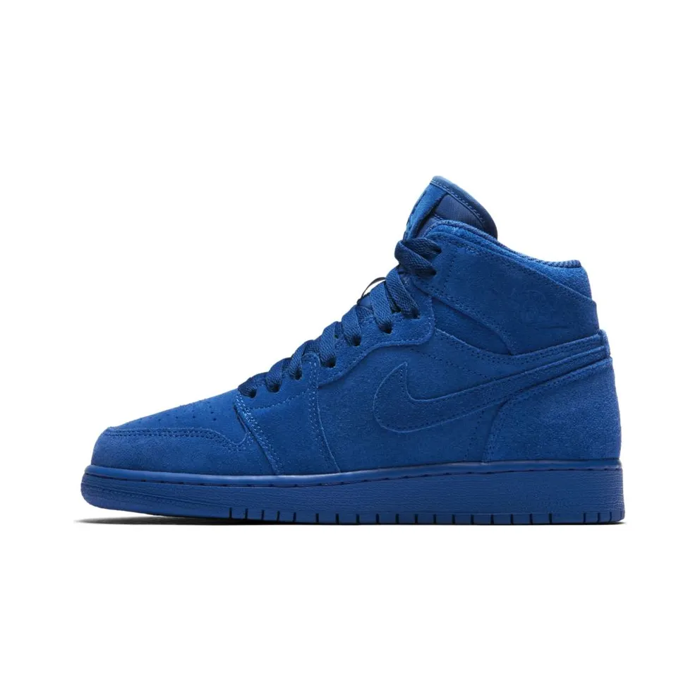 Jordan 1 Retro Blue Suede (GS) Team Royal/Team Royal (705300-404)