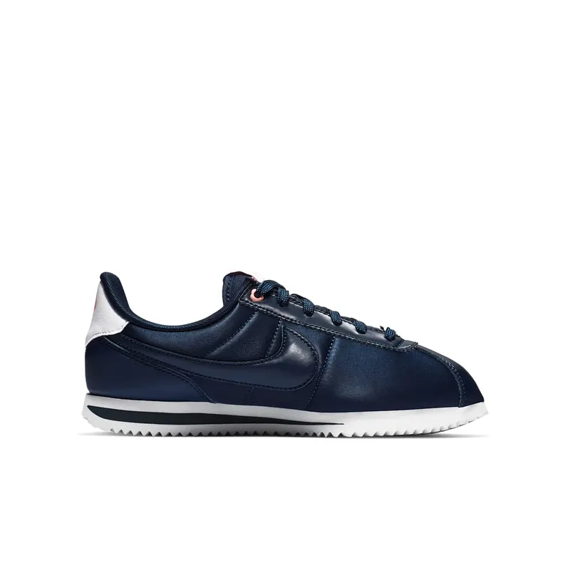 Nike Cortez Basic Valentines Day 2019 Obsidian (GS) Obsidian/Obsidian-White-Bleached Coral (AV3519-400)
