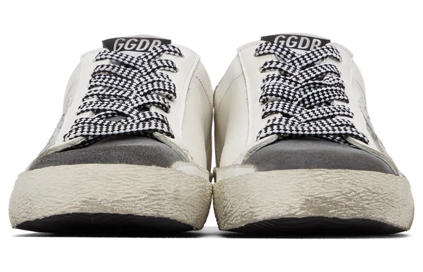 Golden Goose White & Grey Super-Star Sneakers (GMF00101.F002045.10772) (2)