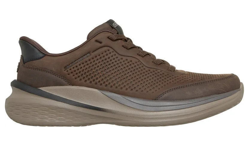 Skechers Slip-ins Relaxed Fit: Slade 2.0 “Waybound Sneaker Brown” (211392CHOC)
