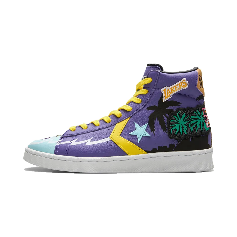 Converse x Chinatown Market “Lakers Championship Jacket” Pro Leather Hi (171240C)