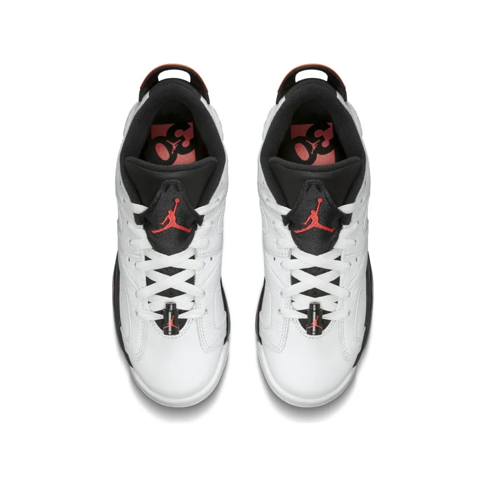 Jordan 6 Retro Low White Infrared 23 Black (GS) White/Infrared 23-Black (768881-123)