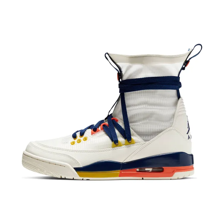 Jordan 3 Retro Explorer Lite XX Sail Multi-Color (W) “Sail / Turf Orange / Bright Citron / Blue Void” (BQ8394-100)