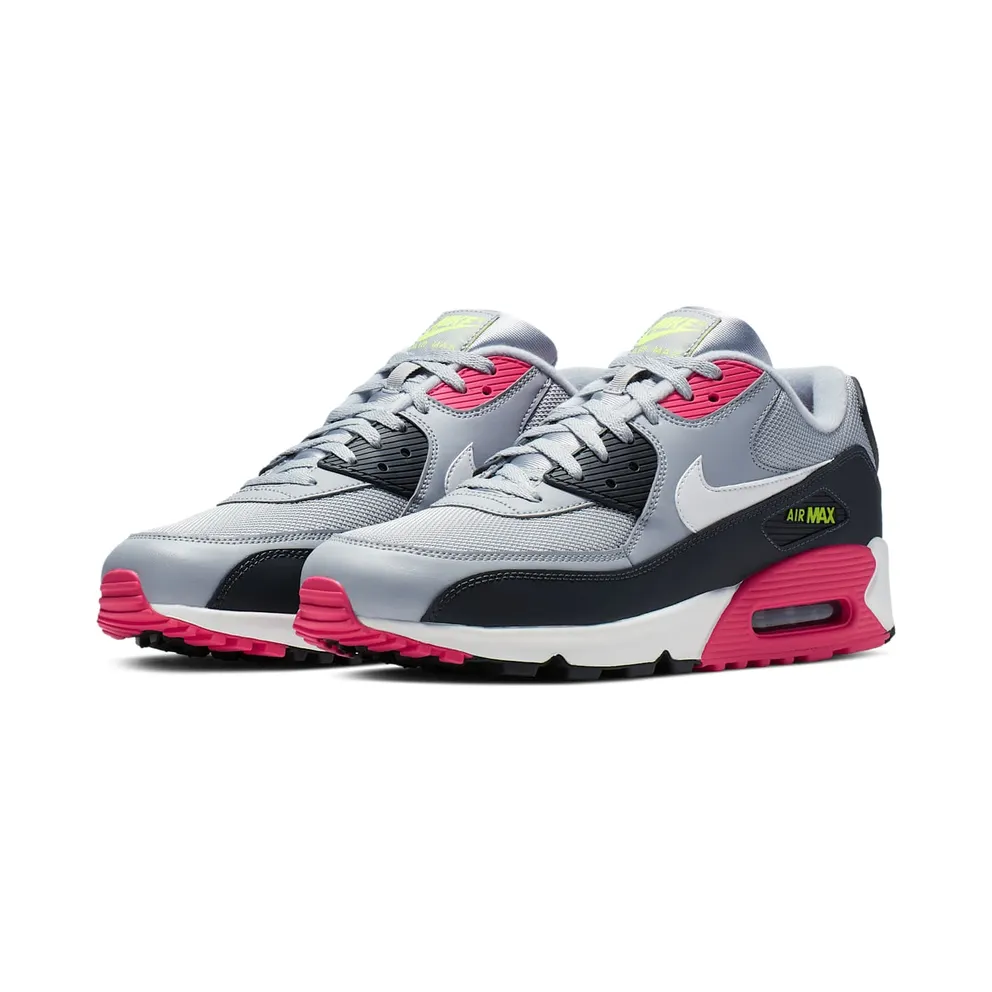Nike Air Max 90 Wolf Grey Rush Pink Wolf Grey/Rush Pink-Volt-White (AJ1285-020)