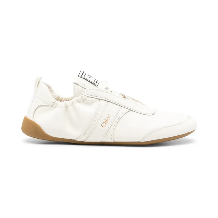 Chloé Kick Logo-print Lace-up “Neutrals” (26A15RYJ 122)