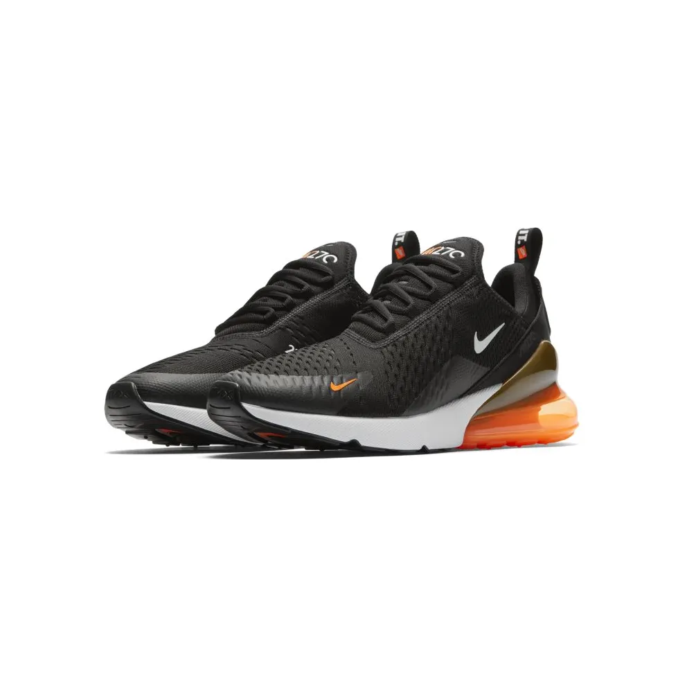 Nike Air Max 270 Black White Total Orange Black/White-Total Orange (AH8050-014)