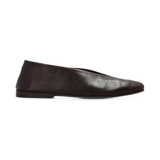 Marsèll Scivolo leren ballerina’s “Brown” (MW8696P048)