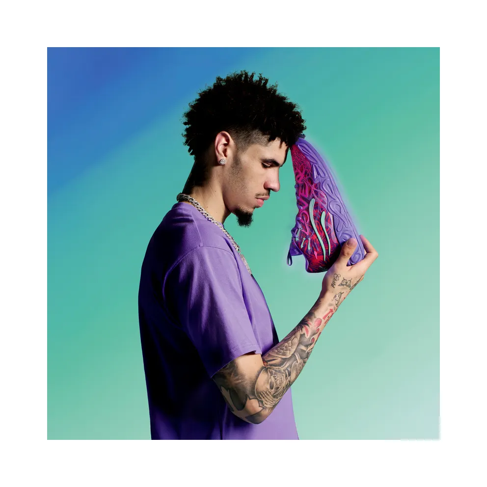 Puma MB.04 Creativity “Dark Amethyst / Orange Glow / Poison Pink / Electric Peppermint” (311690_01)