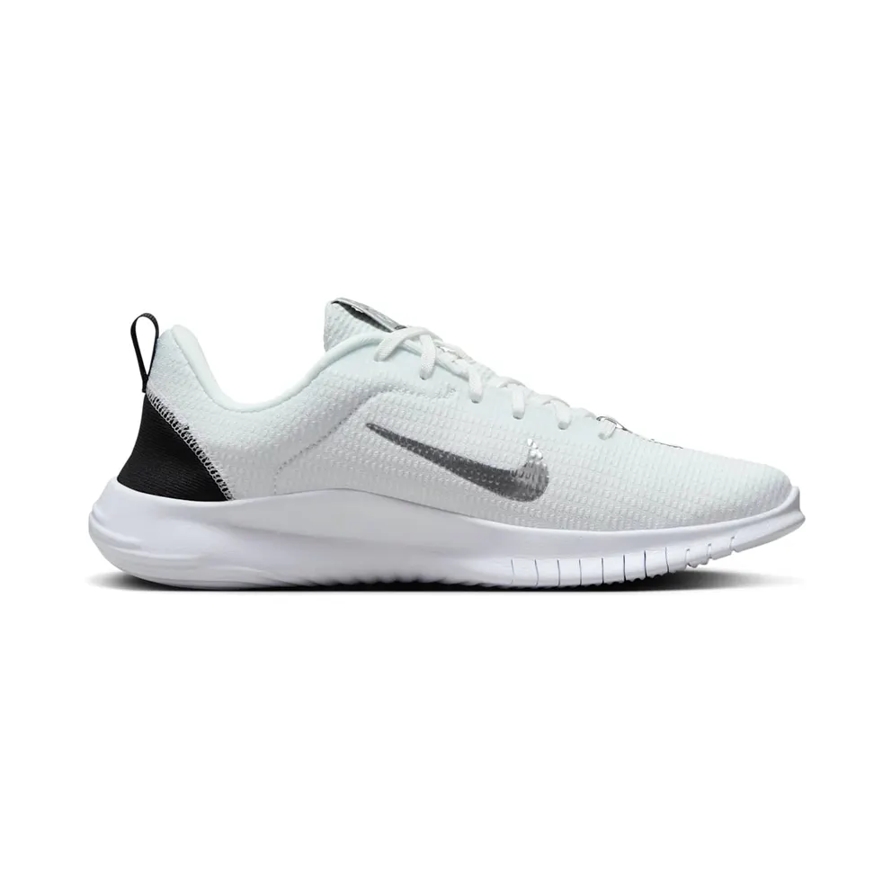 Nike Flex Experience Run 12 Premium Summit White Black White Metallic Silver (FZ2114-100)