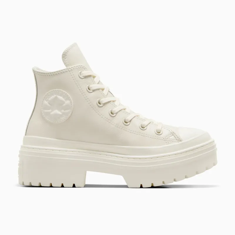 Converse Chuck Taylor All Star Lugged Heel Leather Platform Egret/Egret/Egret (A10370C)