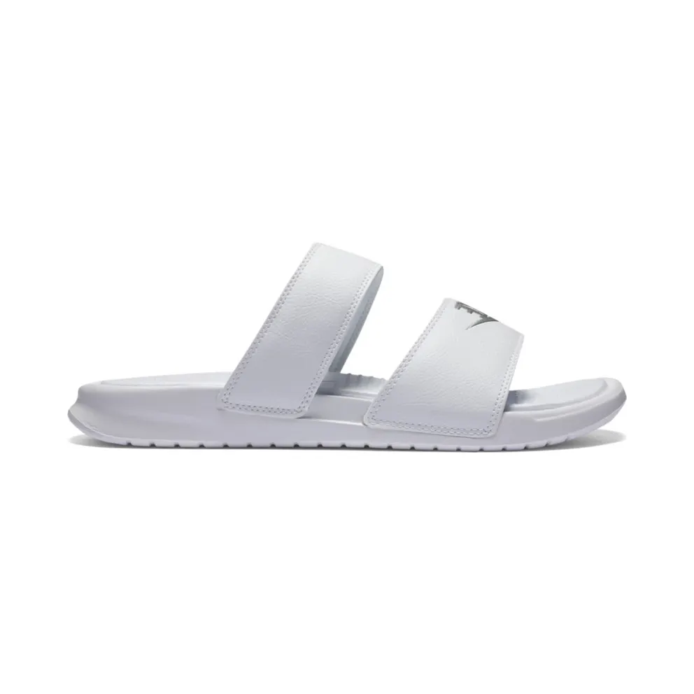 Nike Benassi Duo Ultra White Metallic Silver (W) White/Metallic Silver (819717-100)