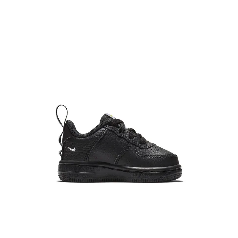 Nike Air Force 1 Low Utility Black White (TD) Black/White-Black-Tour Yellow (AV4273-001)