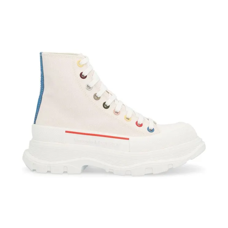 Alexander McQueen Tread Slick Boot White Multicolour (611706W4MVG9650)