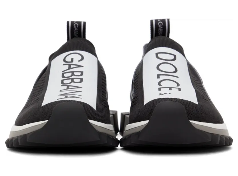 Dolce & Gabbana Black & White Sorrento Sneakers (CS1713 AH677) (2)