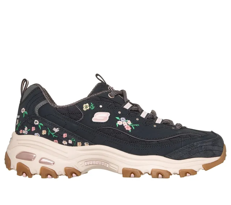 Skechers D’Lites “Garden Chic Sneaker Black” (150879BLK)