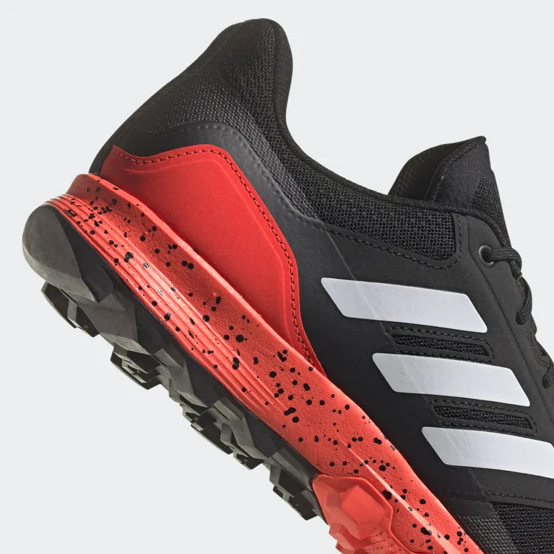 Adidas Flexcloud 2.1 Hockey Shoes Core Black / Cloud White / Solar Red (FZ5354)