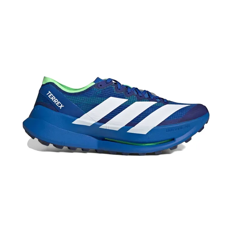 adidas Terrex Agravic Speed Ultra 2 Trail Blue White Lime Burst (JR9100)
