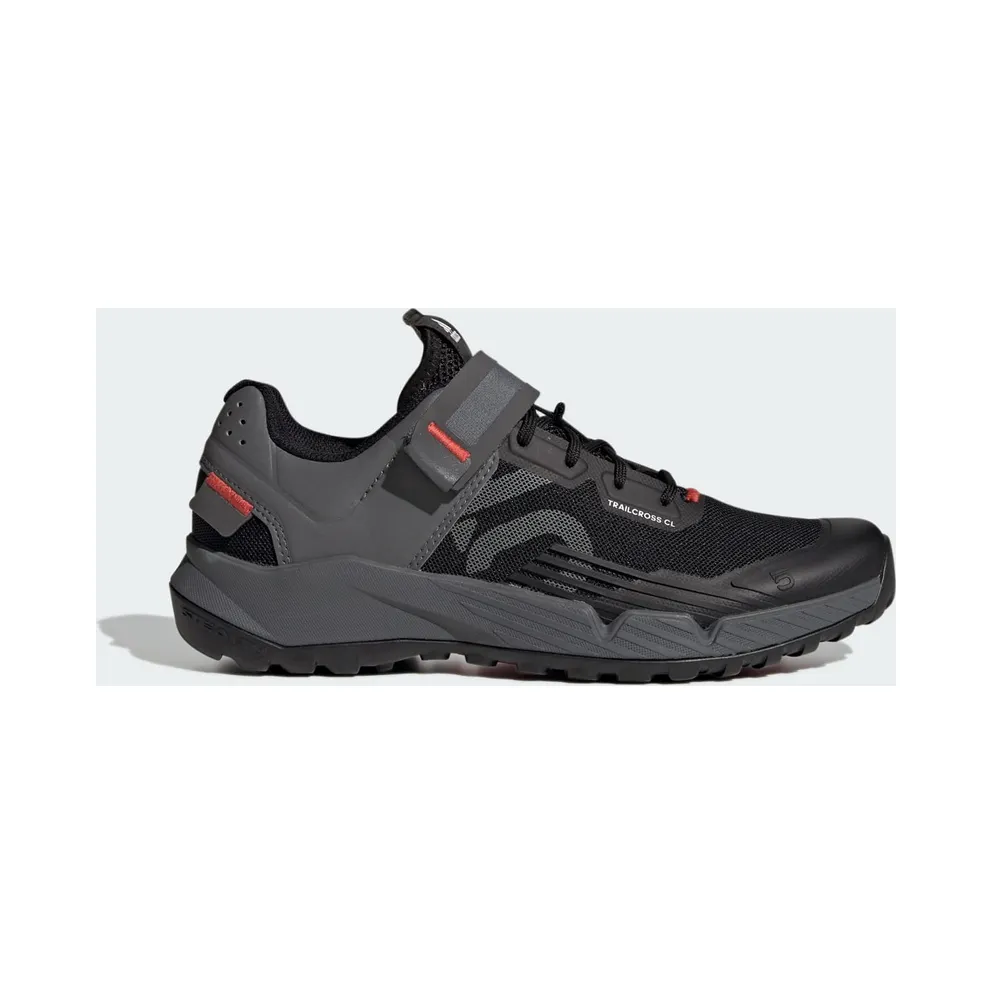 Adidas Five Ten Trailcross Clip-In Mountain Bike Core Black / Grey Three / Red (GZ9840)