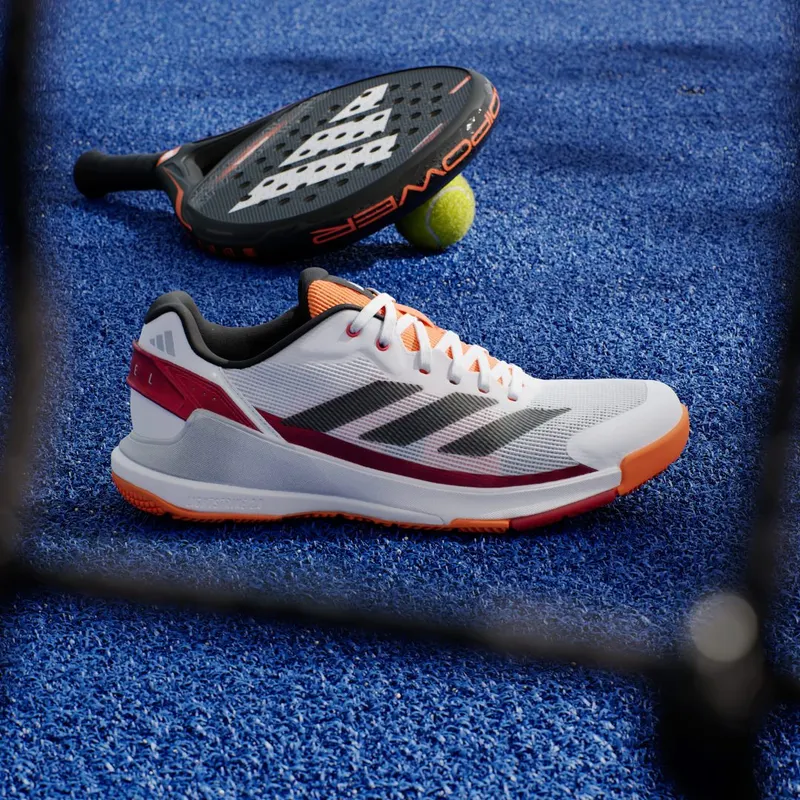 Adidas Crazyquick Padel Cloud White / Core Black / Lucid Orange (JR4647)