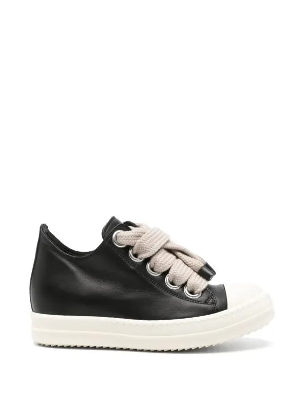 Rick Owens Leren with oversized veters – Black (RP02F5883LCOW2)