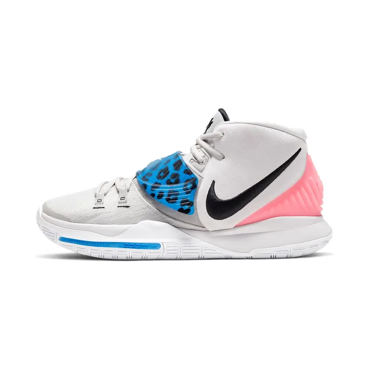 Nike Kyrie 6 Animal Print “Vast Grey / Soar / Digital Pink / Black” (BQ4630-003)