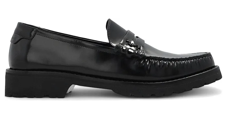 Saint Laurent Le Loafer Chunky Penny Slippers Black (716556 AO9VV 1000)
