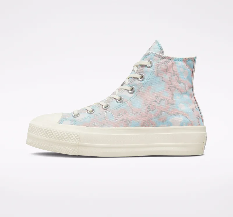 Converse Chuck Taylor All Star Lift Platform Marble Light Dew/egret/Silver