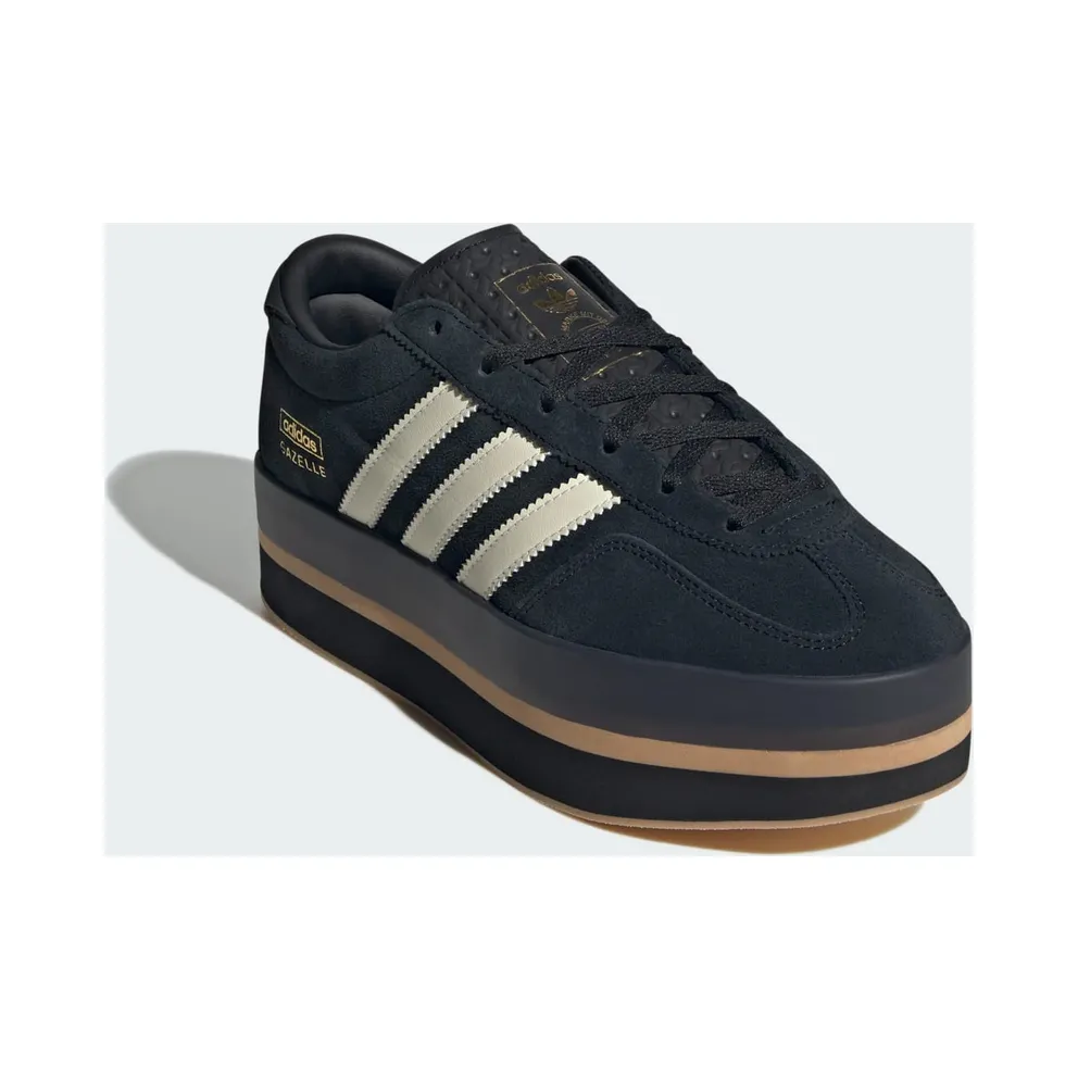 Adidas Gazelle Stack Core Black / Cream White / Gum (JS0239)
